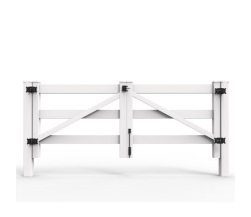 PVC Post and Rail Fence