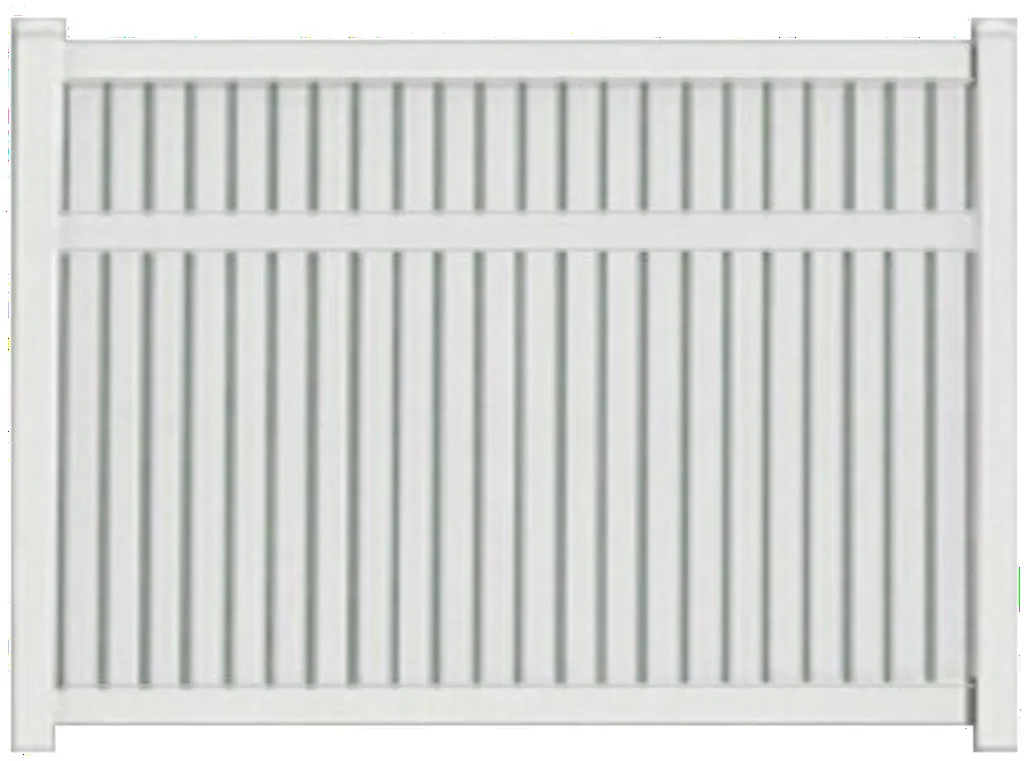 Hamilton Semi Privacy Slatted PVC Fence Panel Kit
