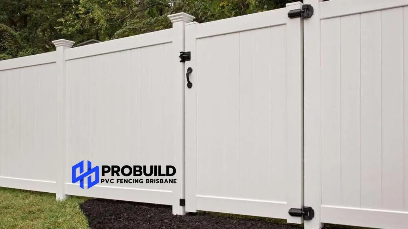 Completed PVC Fence Installation